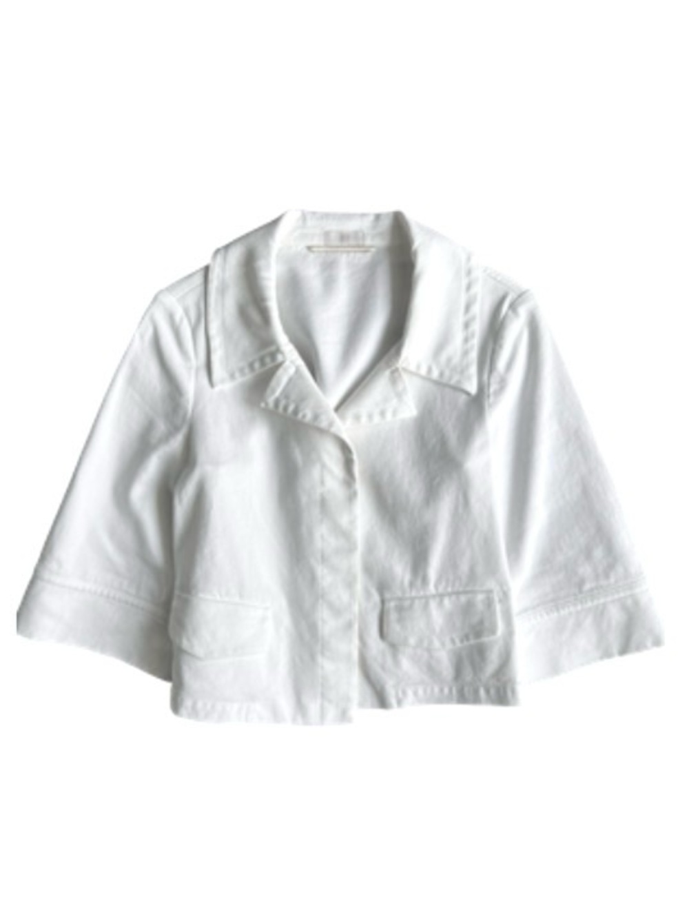 RIANI White Cropped Blazer Jacket